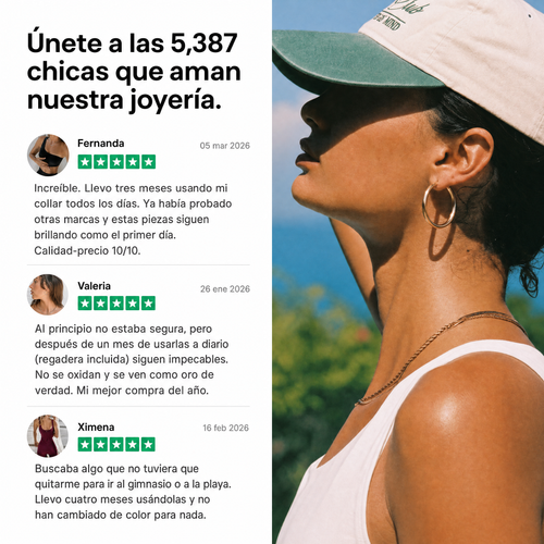 Reseñas de clientas de AylaGleam con calificación de cinco estrellas