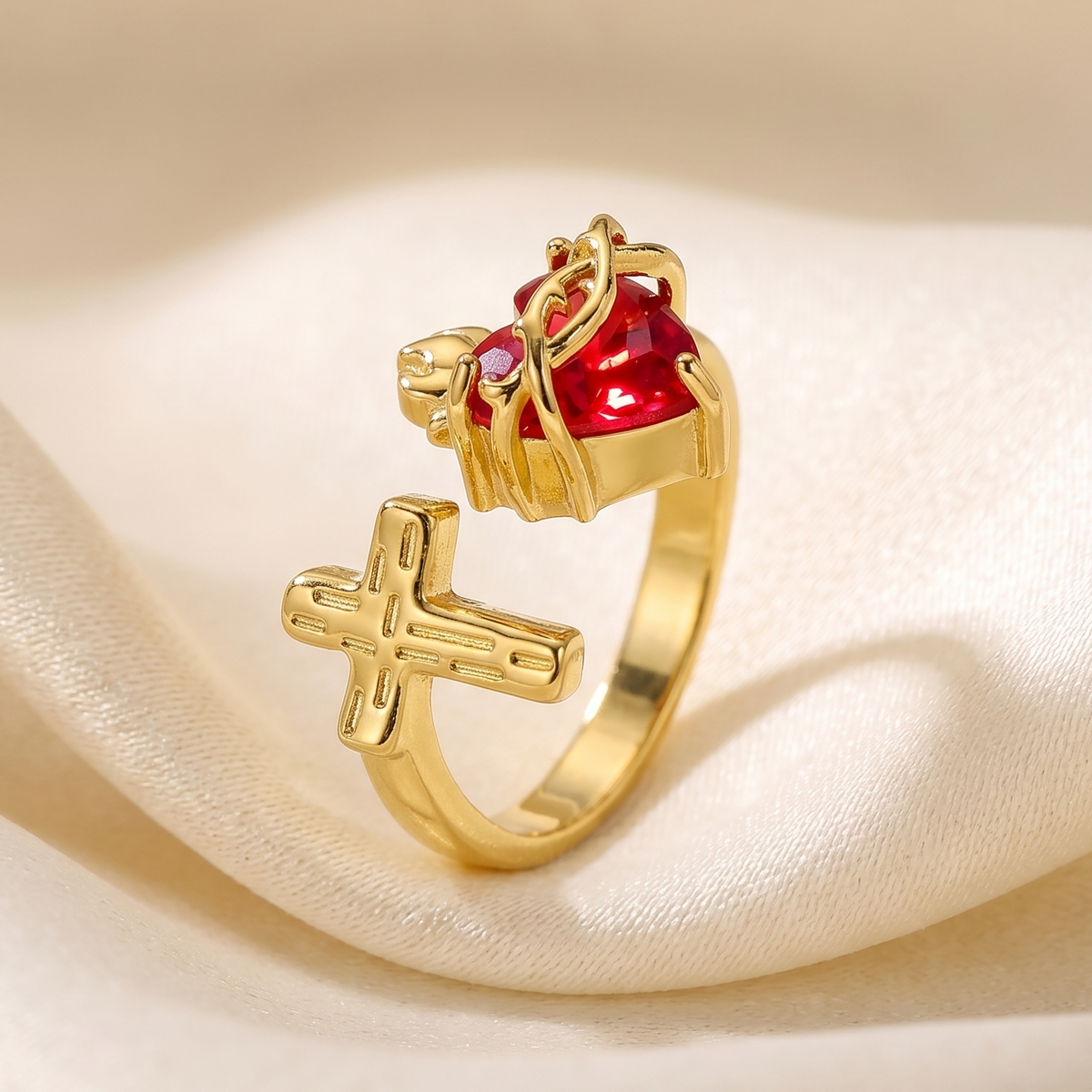 Sacred Heart Ring — detail