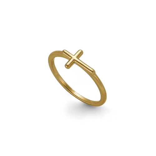 Sideways Cross Ring — detail