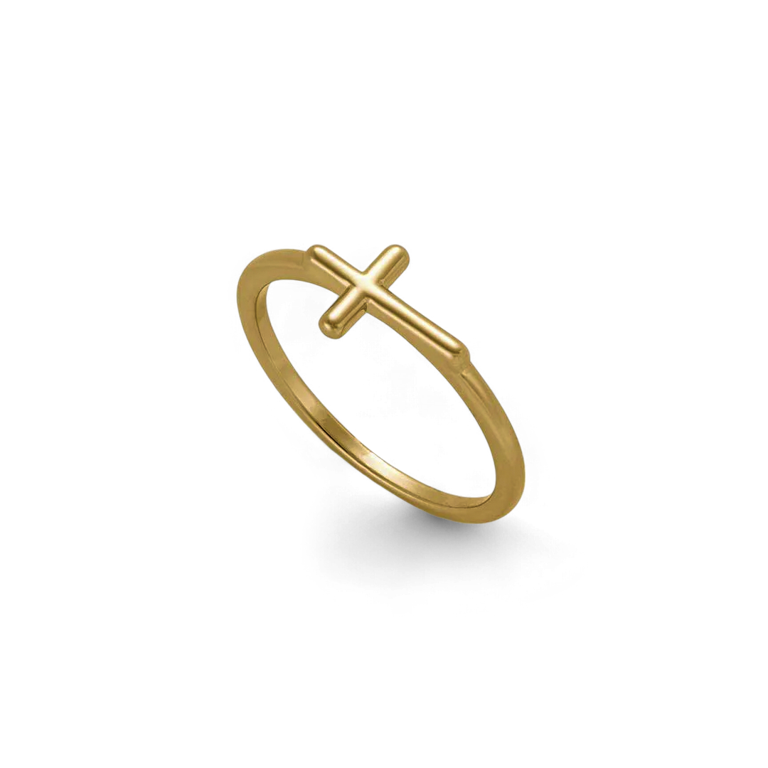 Sideways Cross Ring — detail