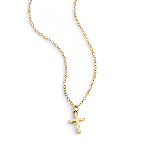 Timeless Cross Necklace — detail