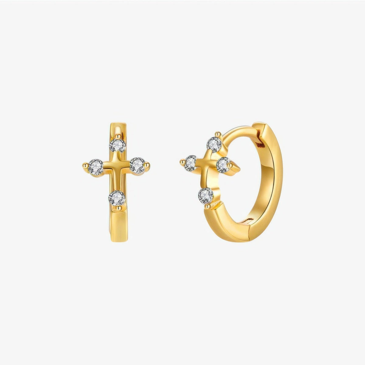 Mini Cross Hoops — detail