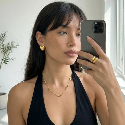 Amor Earrings — worn