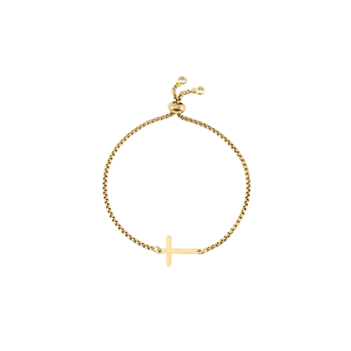 Sideways Cross Bracelet — detail