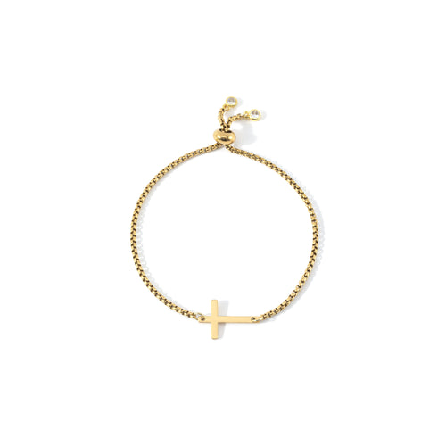 Sideways Cross Bracelet — detail
