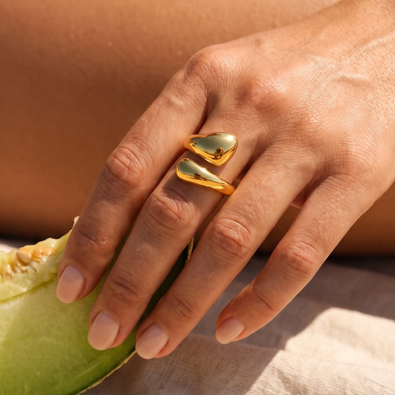 Spiral Ring — worn