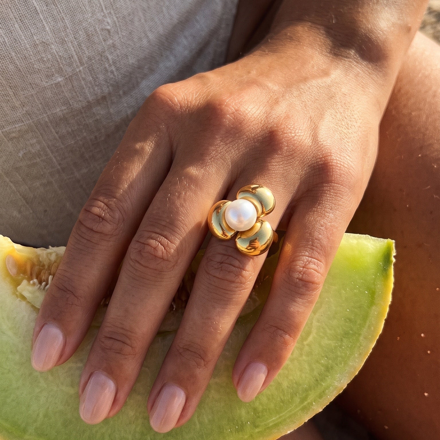 Mira Ring — worn