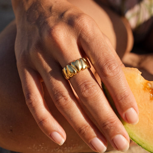 Heart Ring — worn