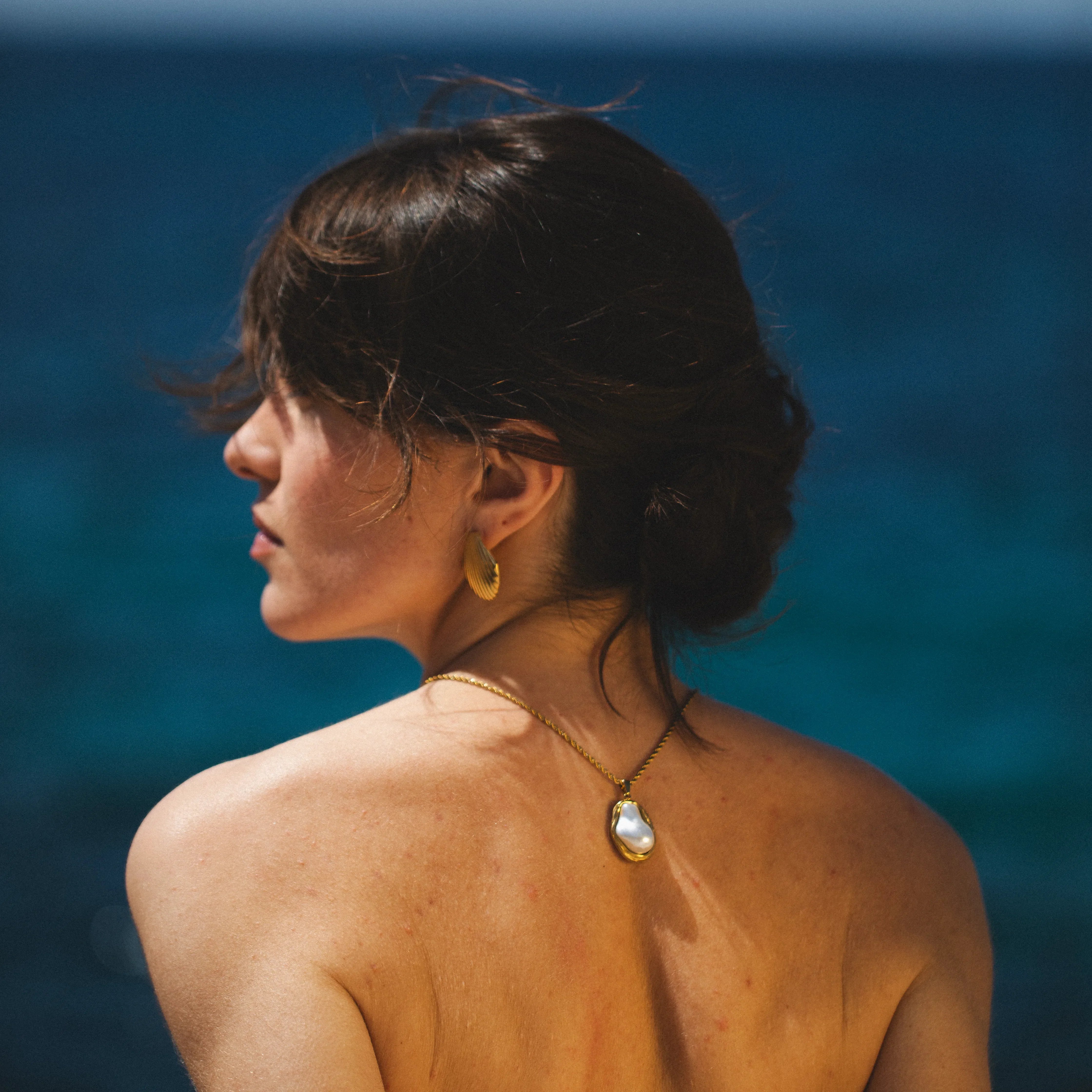 Atlas Necklace — worn