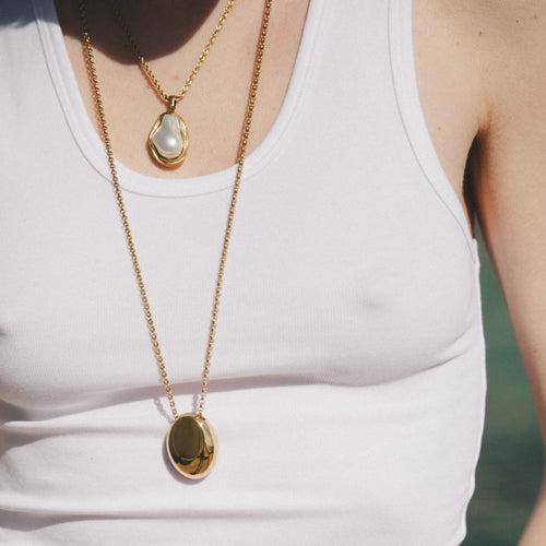 Mia Necklace — worn