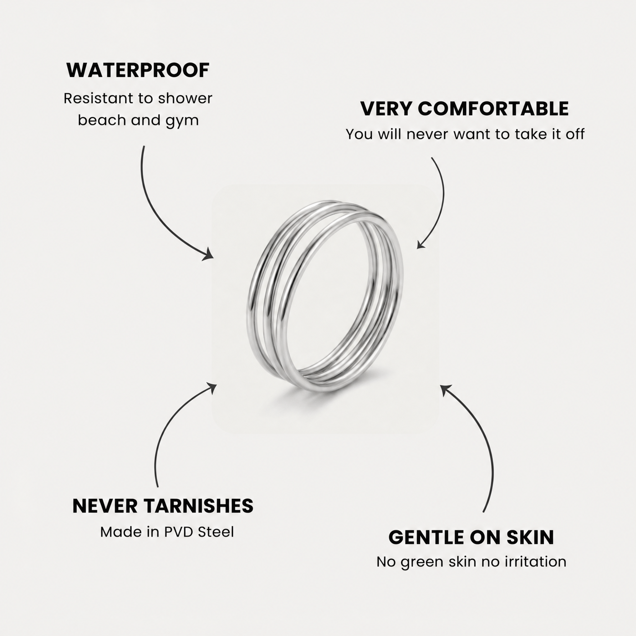 AylaGleam Loop Ring