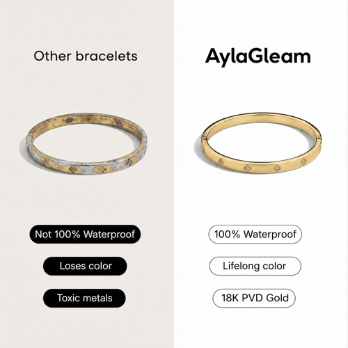 AylaGleam Cuban Bracelet T-Lock