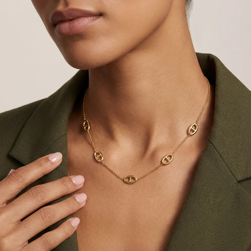 Sailor Knot Necklace — worn