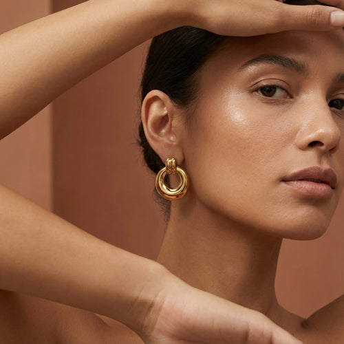 Hailey Earrings — worn