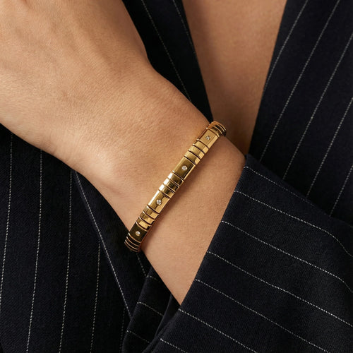 Solitaire Bracelet — worn