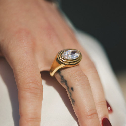 Alma Ring — worn