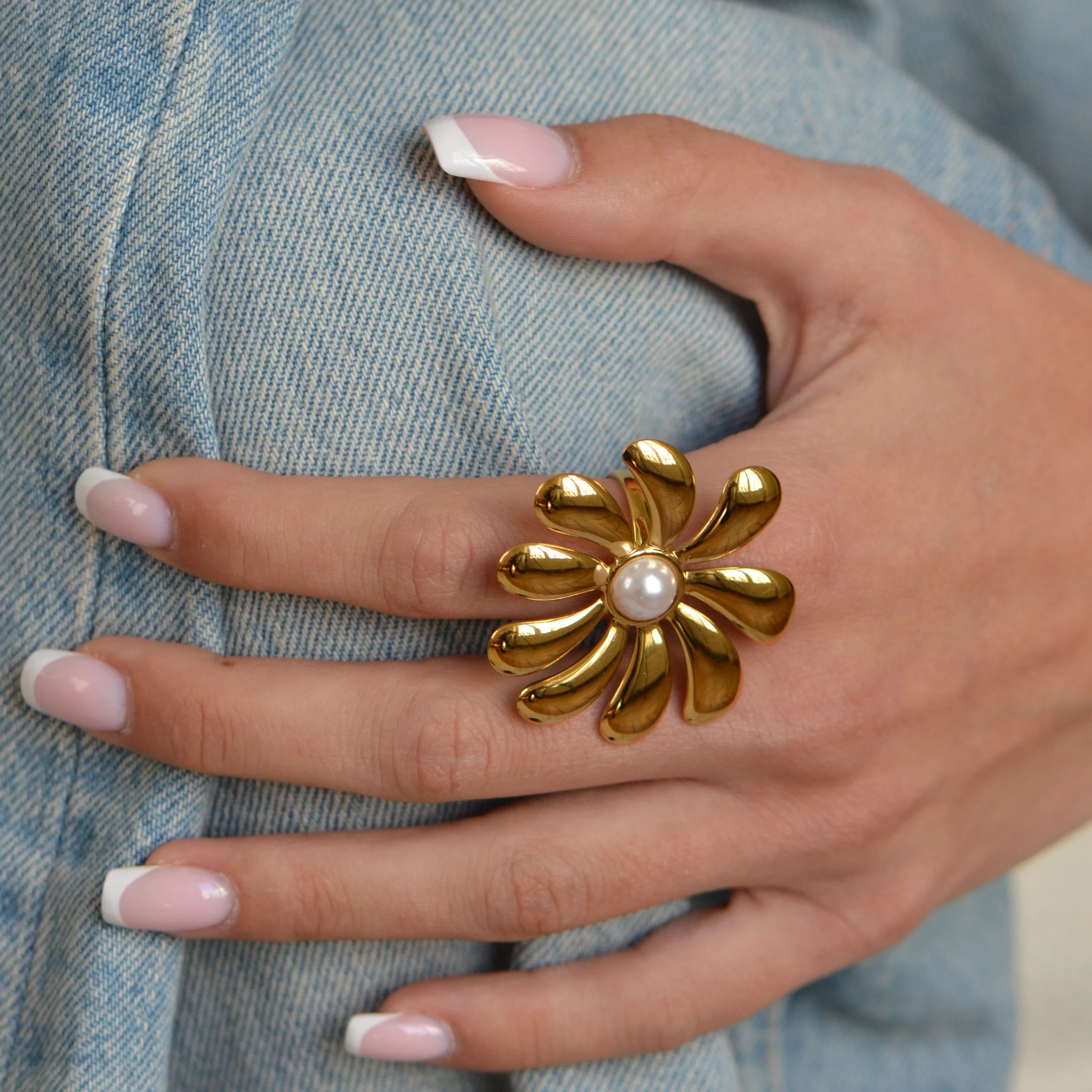 Lilia Ring — worn