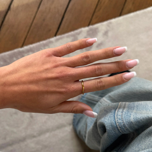 Luna Mini Ring — worn