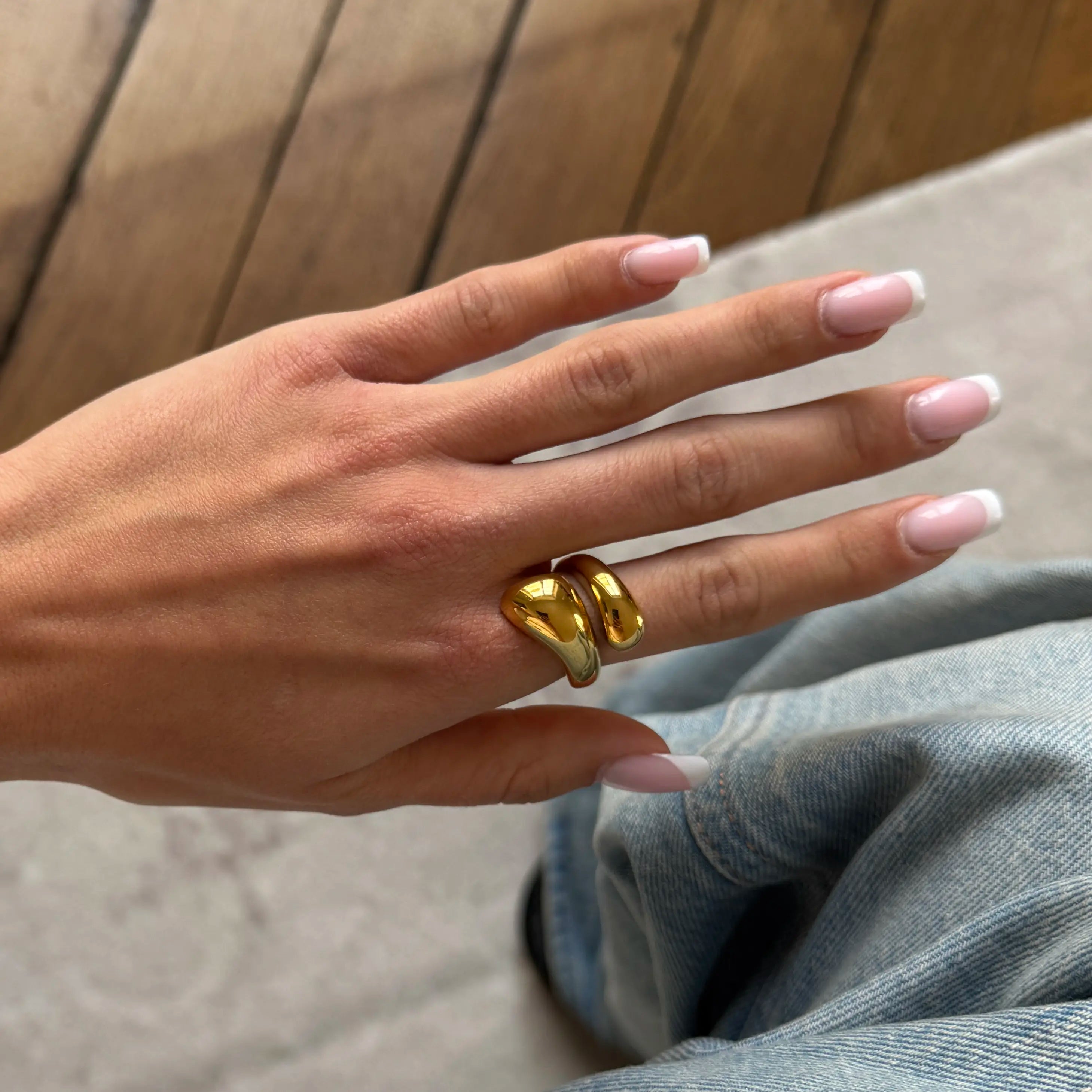Spiral Ring — worn