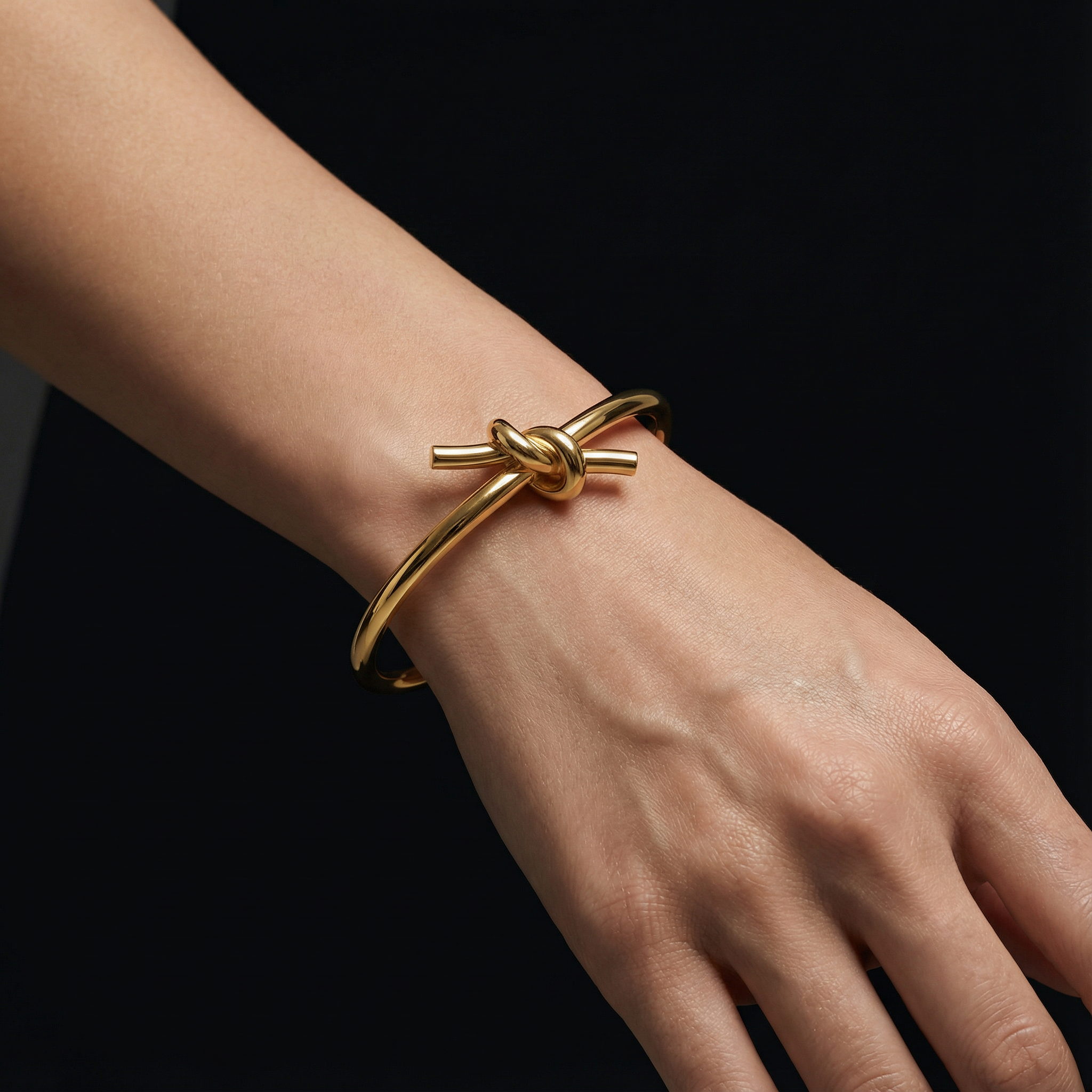 Clasp Bangle — worn