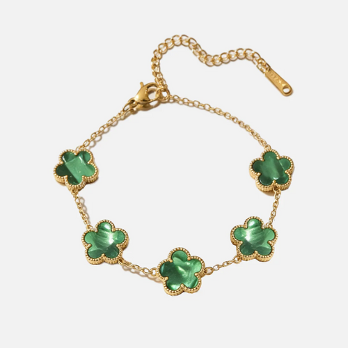 Bonheur Bracelet in Green — studio shot