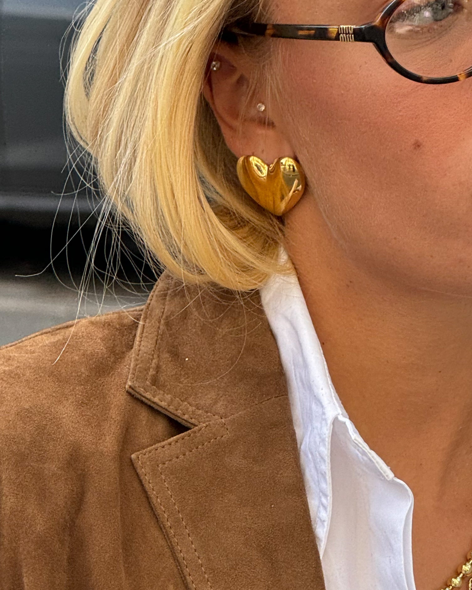 Amor Earrings — worn