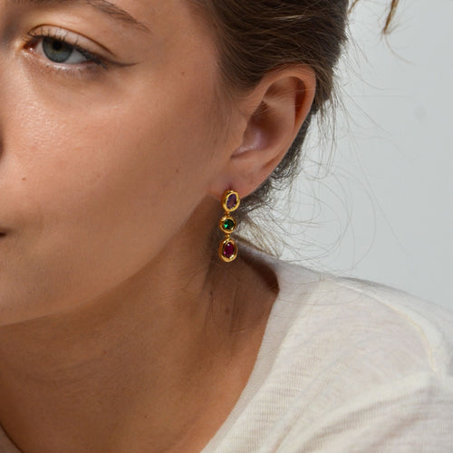Maria Earrings — worn