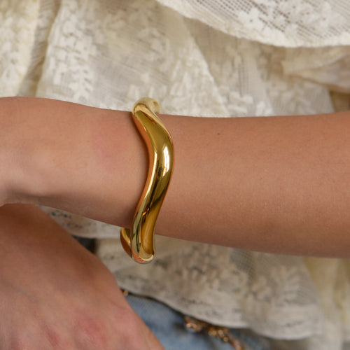 Luna Bangle — worn