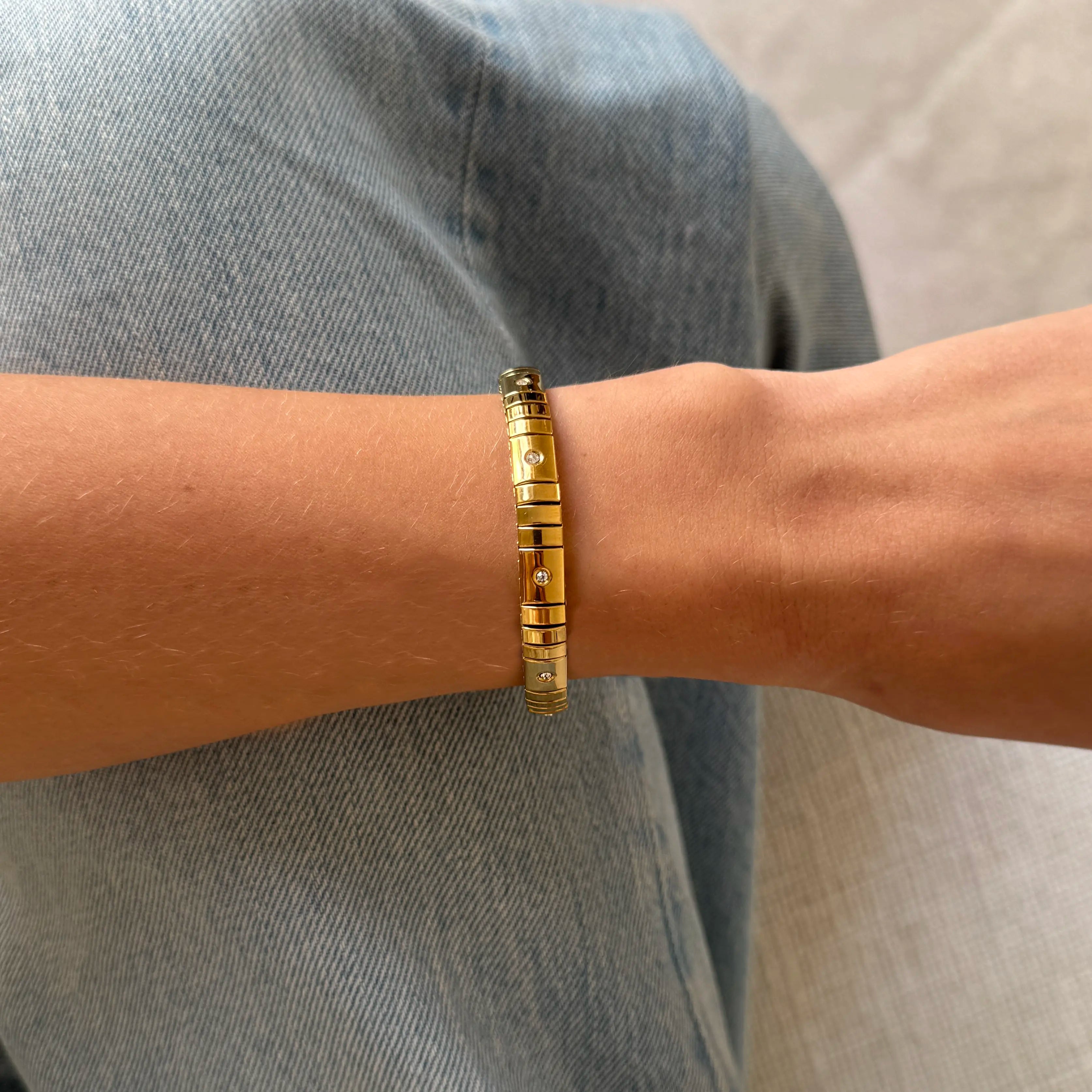 Solitaire Bracelet — worn