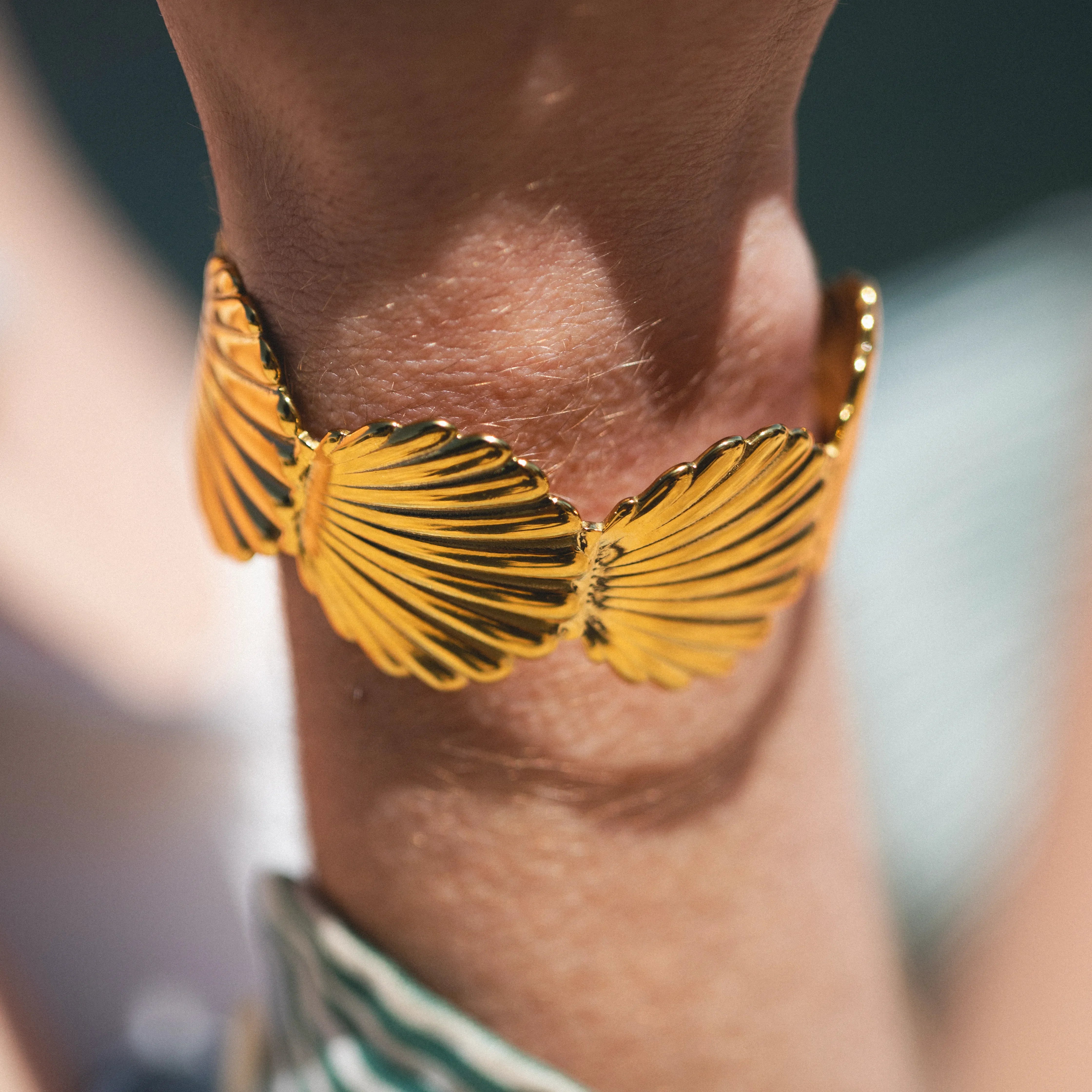 Seashell Cuff — worn