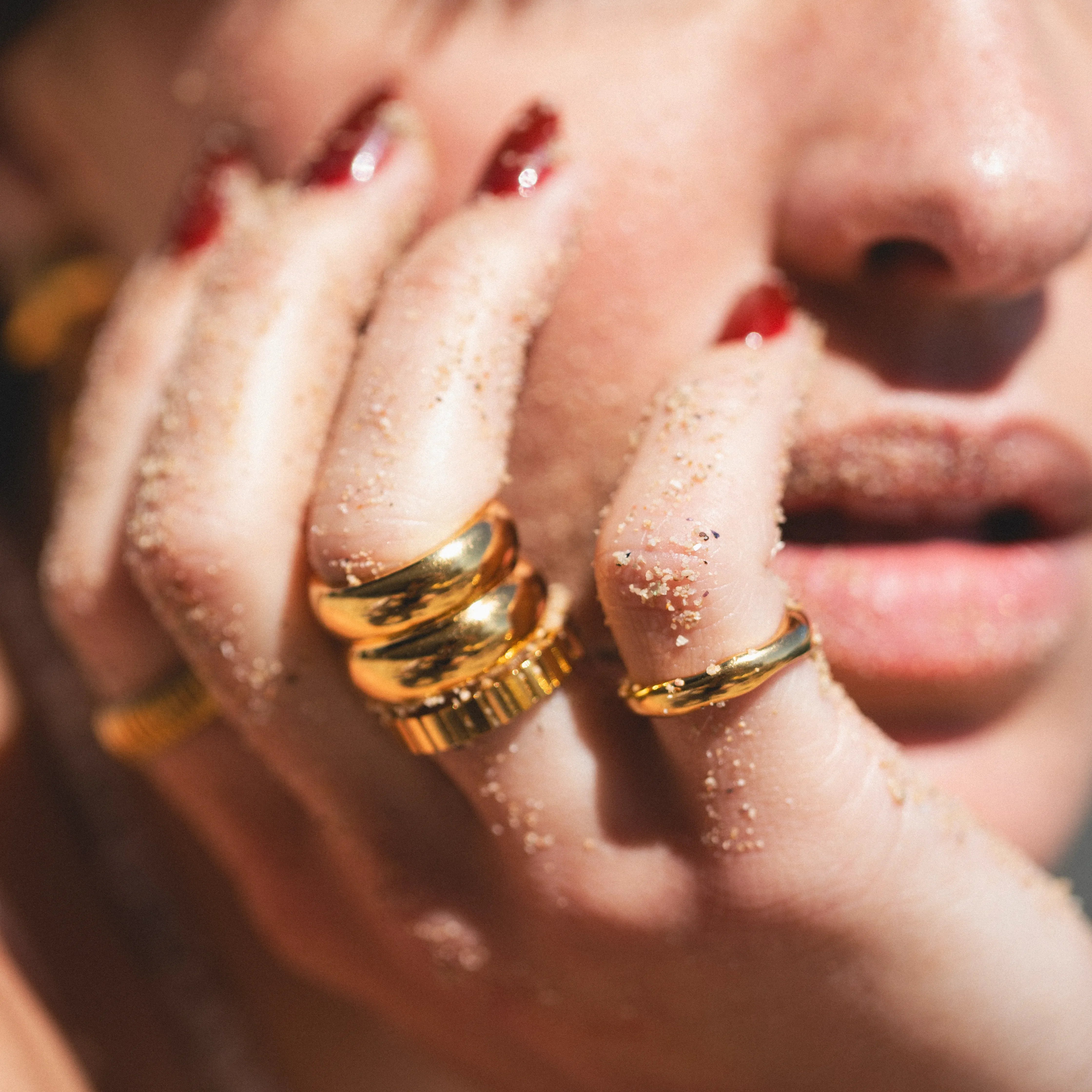 Double Ring — worn