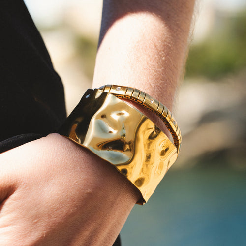 Solitaire Bracelet — worn