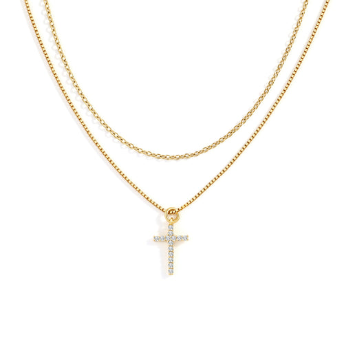 Pavé Cross Layering Set — detail