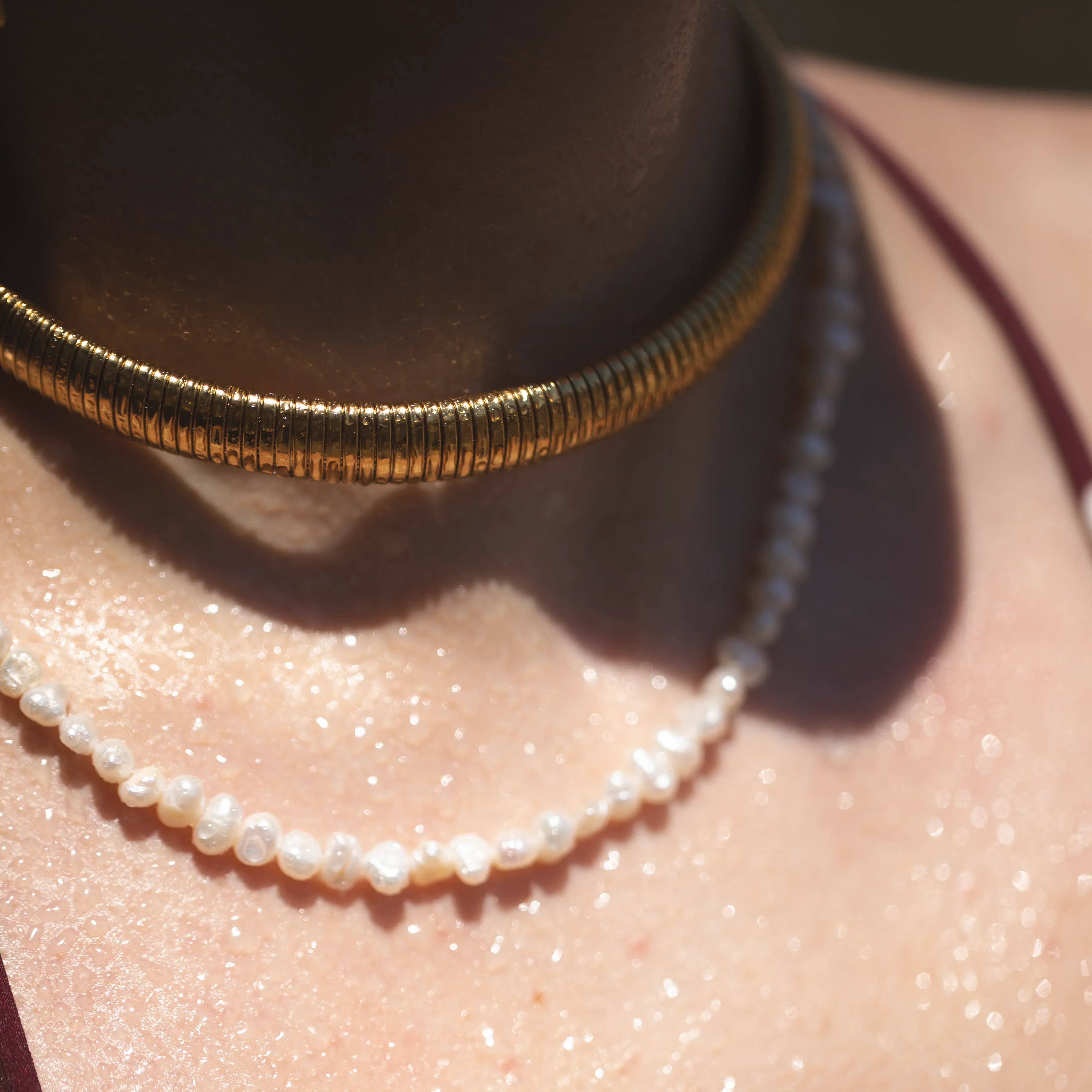 Luna Necklace — worn