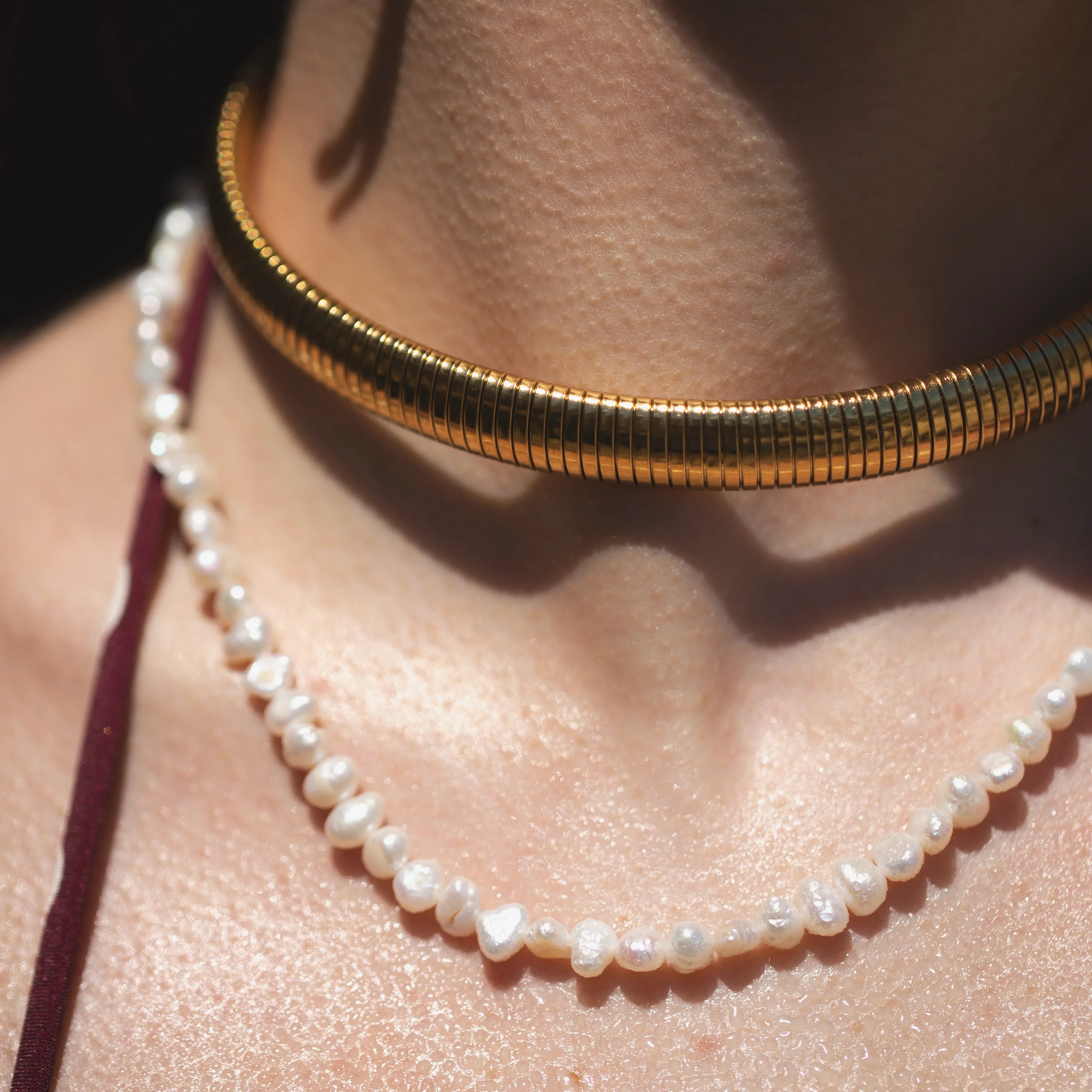Luna Necklace — worn