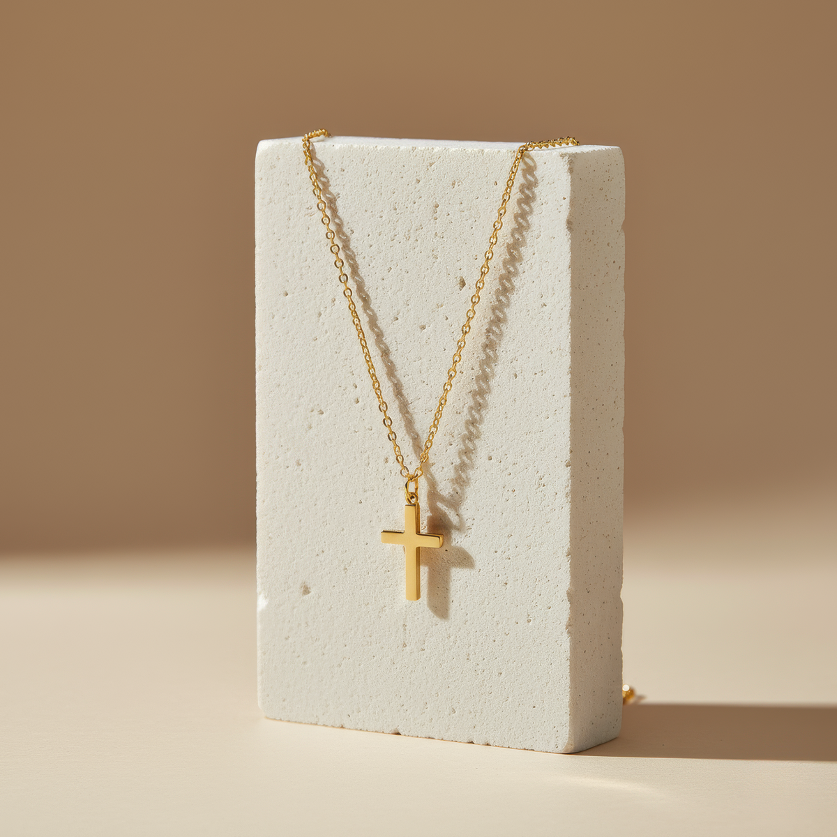 Classic Cross Necklace — worn
