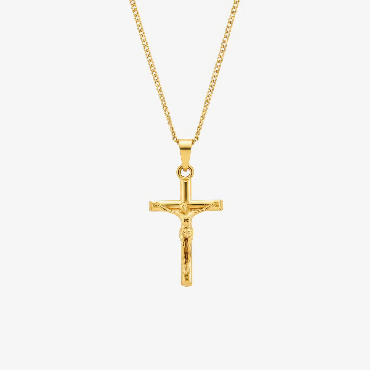Crucifix Necklace — detail