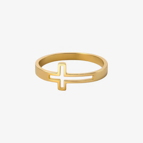 Cutout Cross Ring — detail