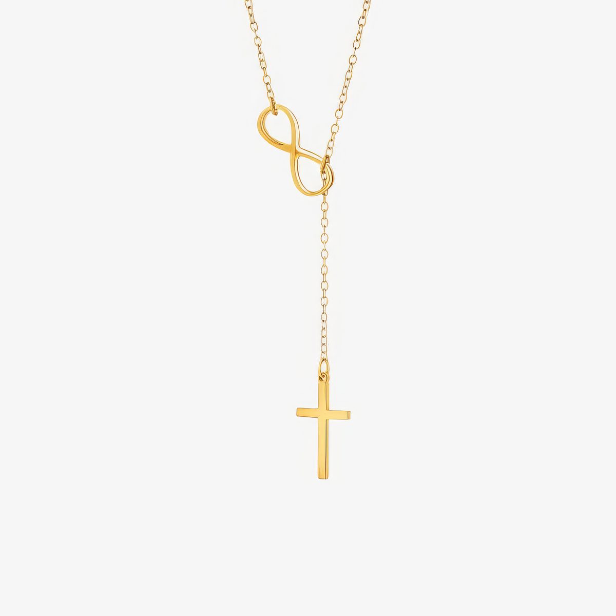 Endless Cross Necklace — detail