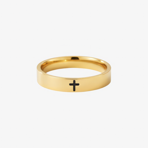 Classic Cross Ring — detail