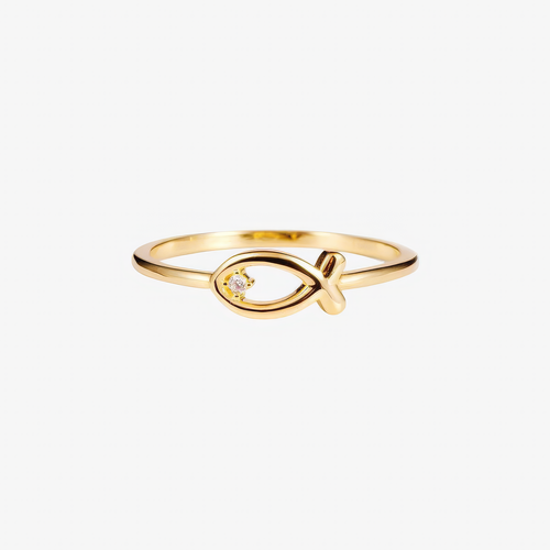 Ichthys Fish Ring — detail