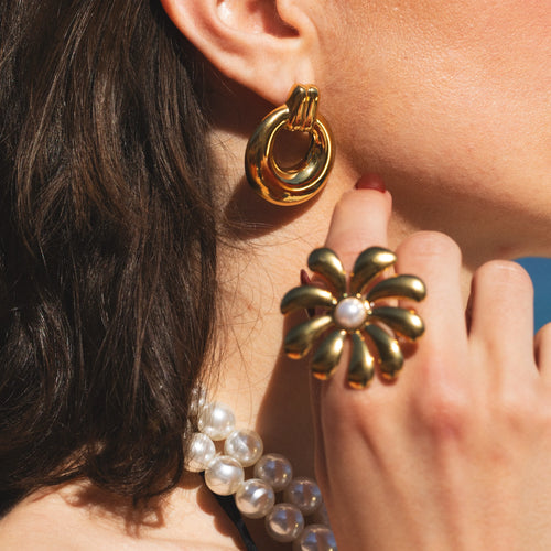 Lilia Ring — worn