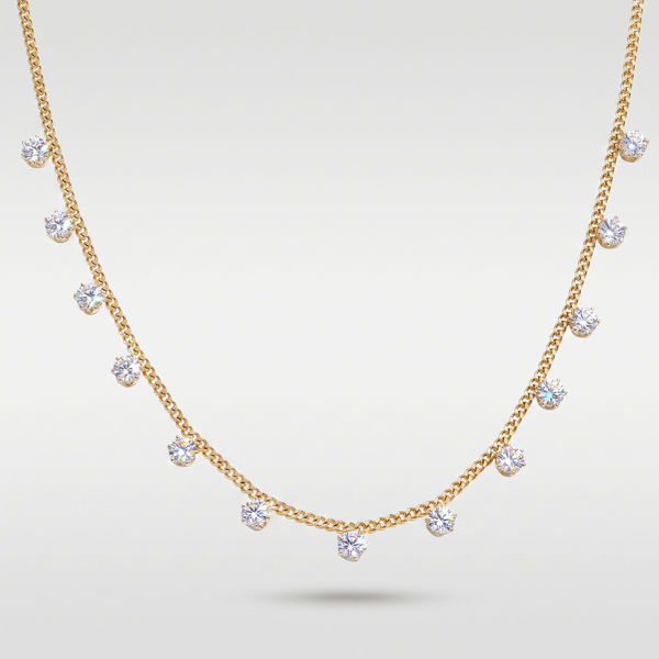 Lucia Necklace — studio shot on light grey