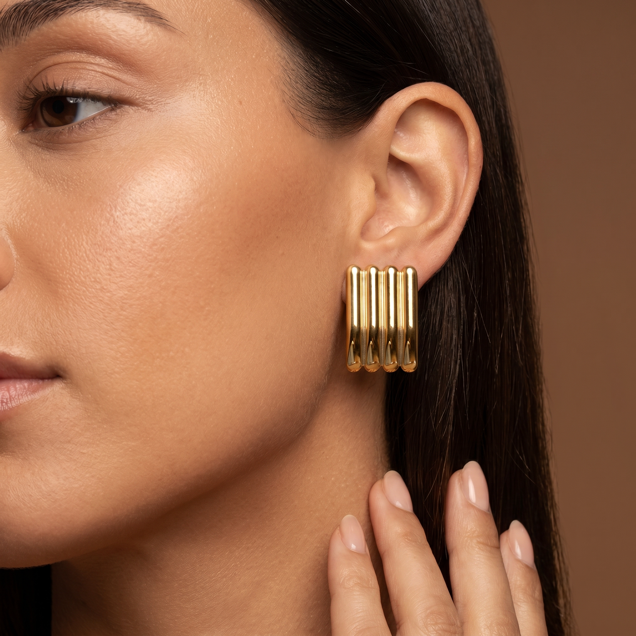 Silvia Earrings — worn