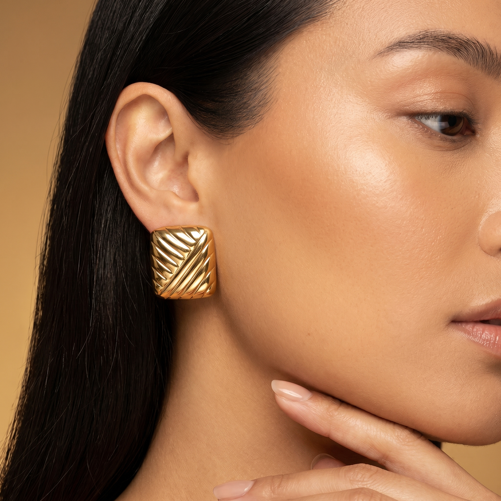 Alessandra Earrings — worn