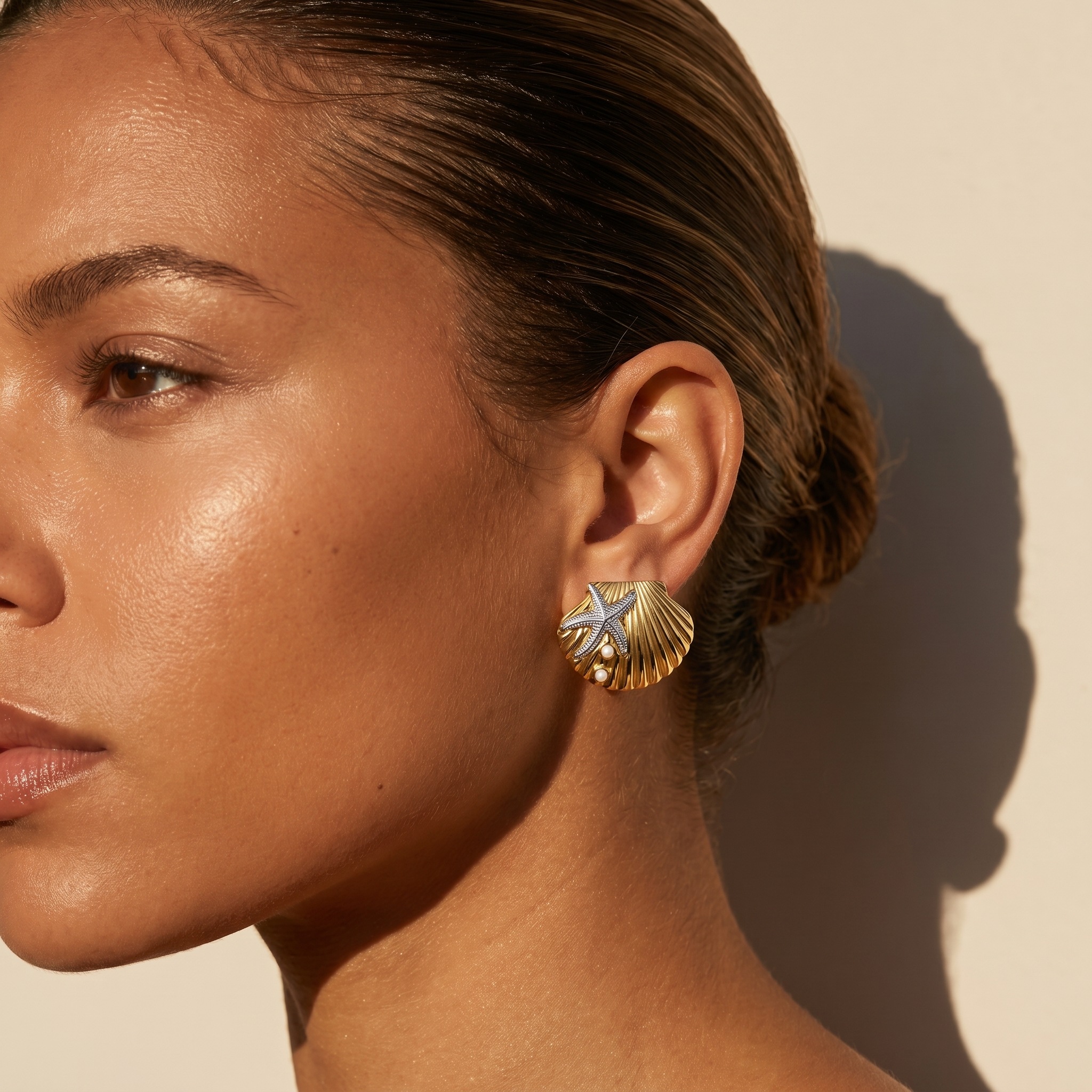 Ariel Earrings — worn