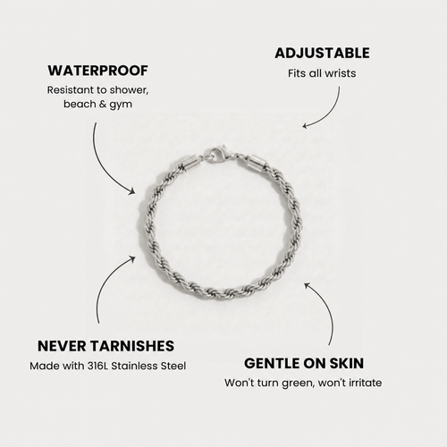 AylaGleam Cord Bracelet features