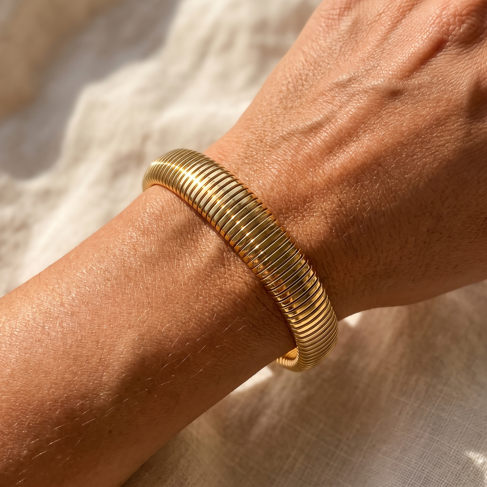 Gaia Bracelet — worn