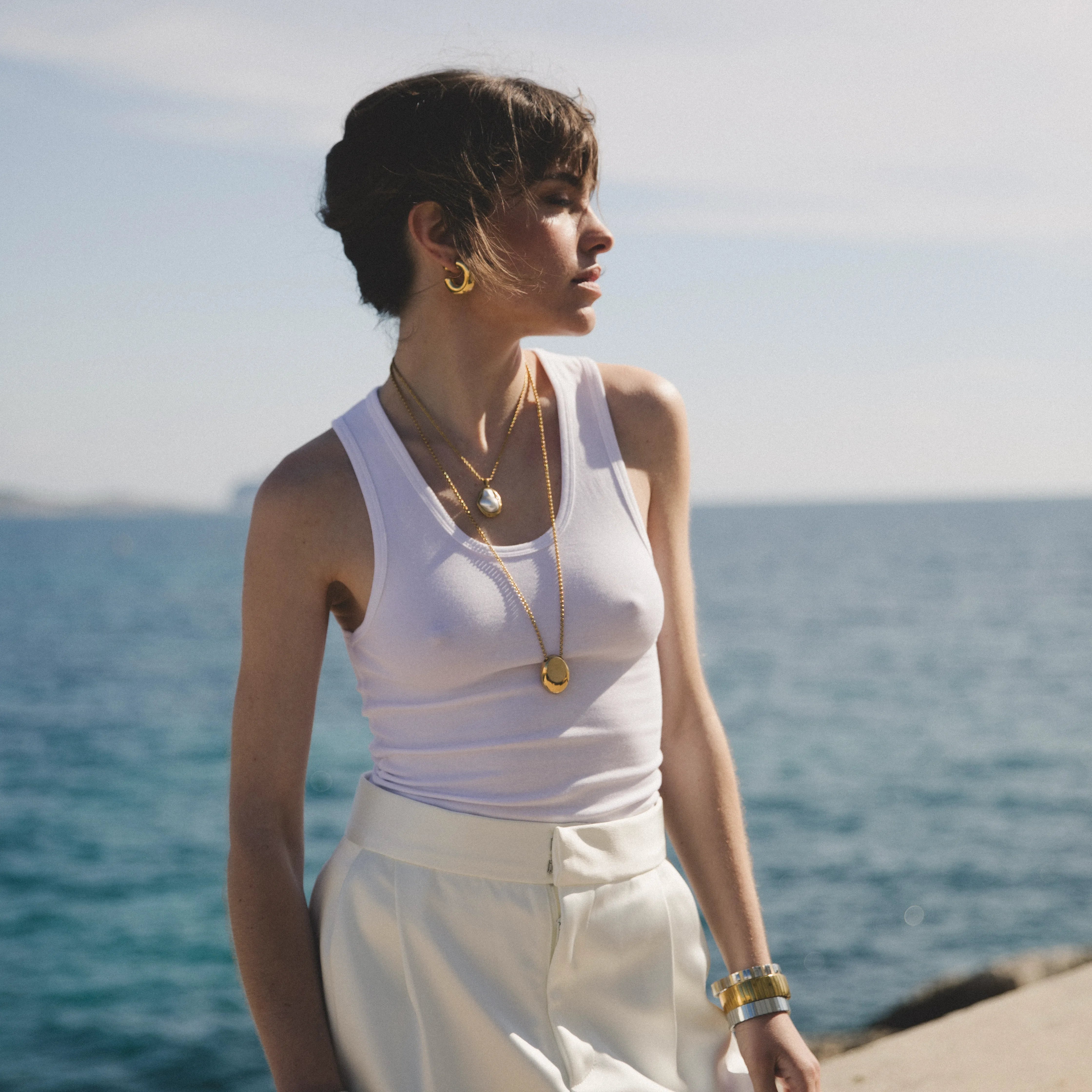 Atlas Necklace — worn
