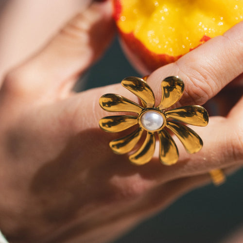 Lilia Ring — worn